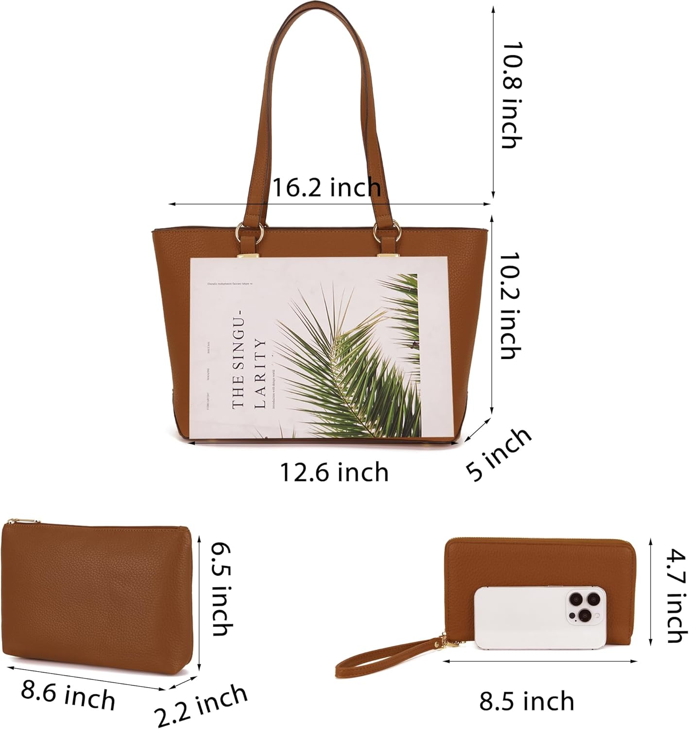 Purses And Wallets Set For Women Work Tote Satchel Handbags Shoulder Bag Top Handle Totes Purse With Matching Wallet