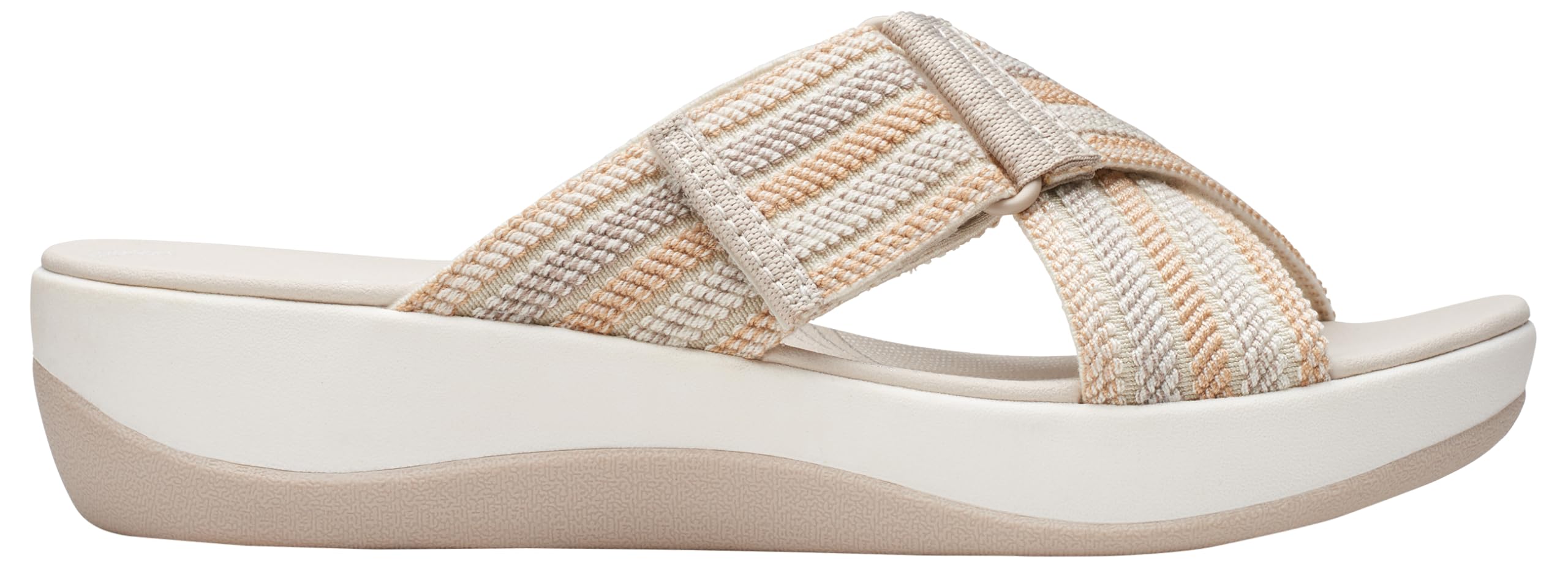Clarks Arla Wave Womens Beige Combi, 3