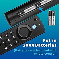 Vista 7 de Control remoto de repuesto L5B83G (3 generación) con función de voz, apto para Fire Smart TV Stick (2n Gen, 3 generación, Lite 4K), Smart TVs Cube
