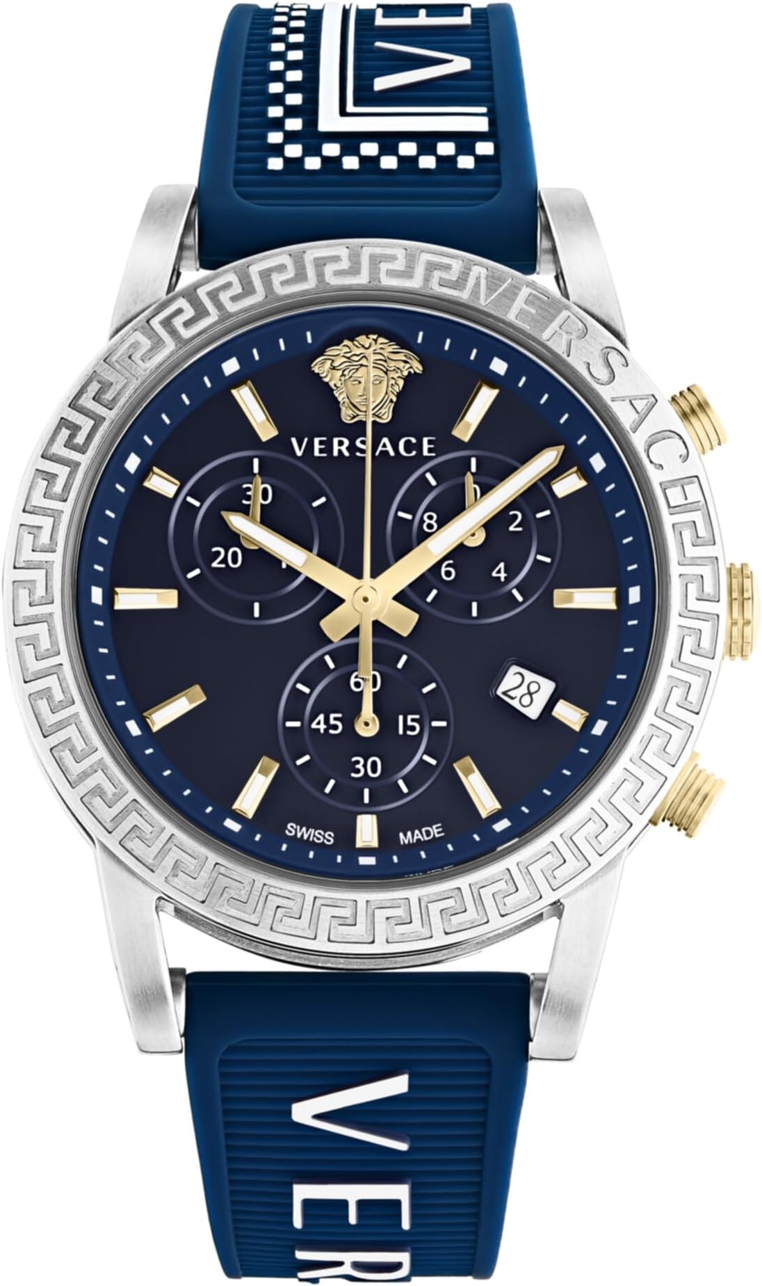 VersaceSport Tech Collection Luxury Womens Watch Timepiece, Blue, One size, Versace | Sport Tech