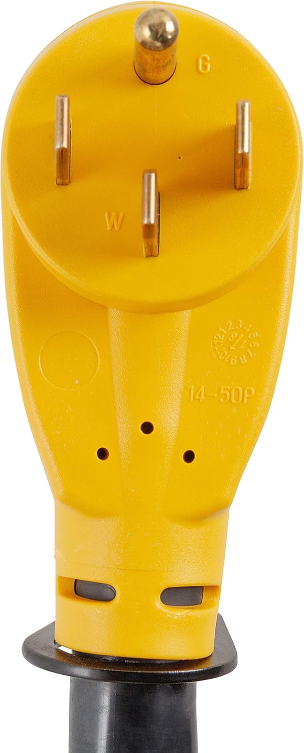 Camco Power Grip RV 50-Amp Voltage & Surge Protector - Features Integrated Surge Protection of Up to 4,200 Joules & Diagnostic LEDs Indicate Wiring Faults (55306)