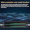 Professional Stereo Graphic Equalizer with 31-Band Digital EQ, LED Spectrum Display, 10 Presets, Noise Reduction, Low/Mid/Treble Adjustment - Perfect for Music Lovers!