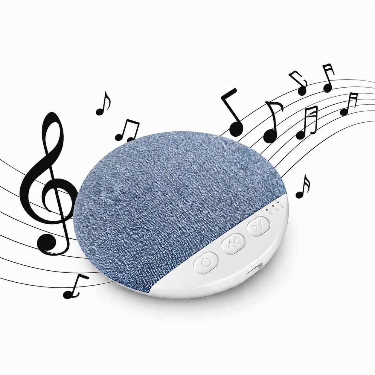 Hexon Bluetooth Pillow Speaker for Sleeping,Ultra-Thin Under Pillow Speaker with White,Pink Noise, Sleep Timer, Wireless Private Listening,Rechargeable Sleep Aid for Side Sleepers,Bedtime Music (Without Cable)-image-34