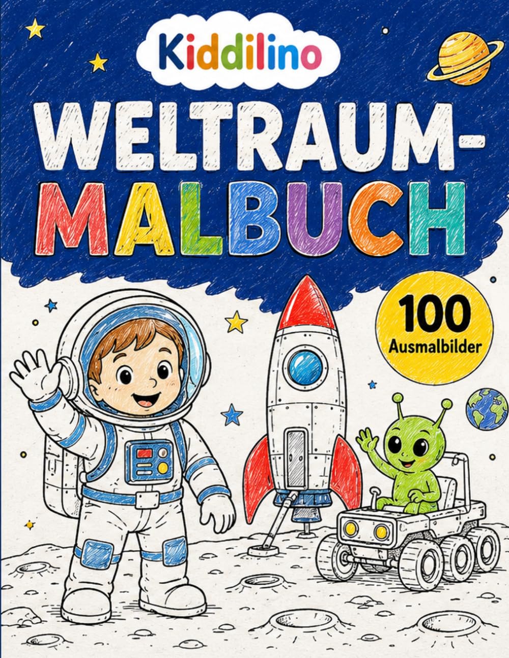XXL Weltraum-Malbuch: 100 große detaillierte Ausmalbilder (XXL-Malbücher)