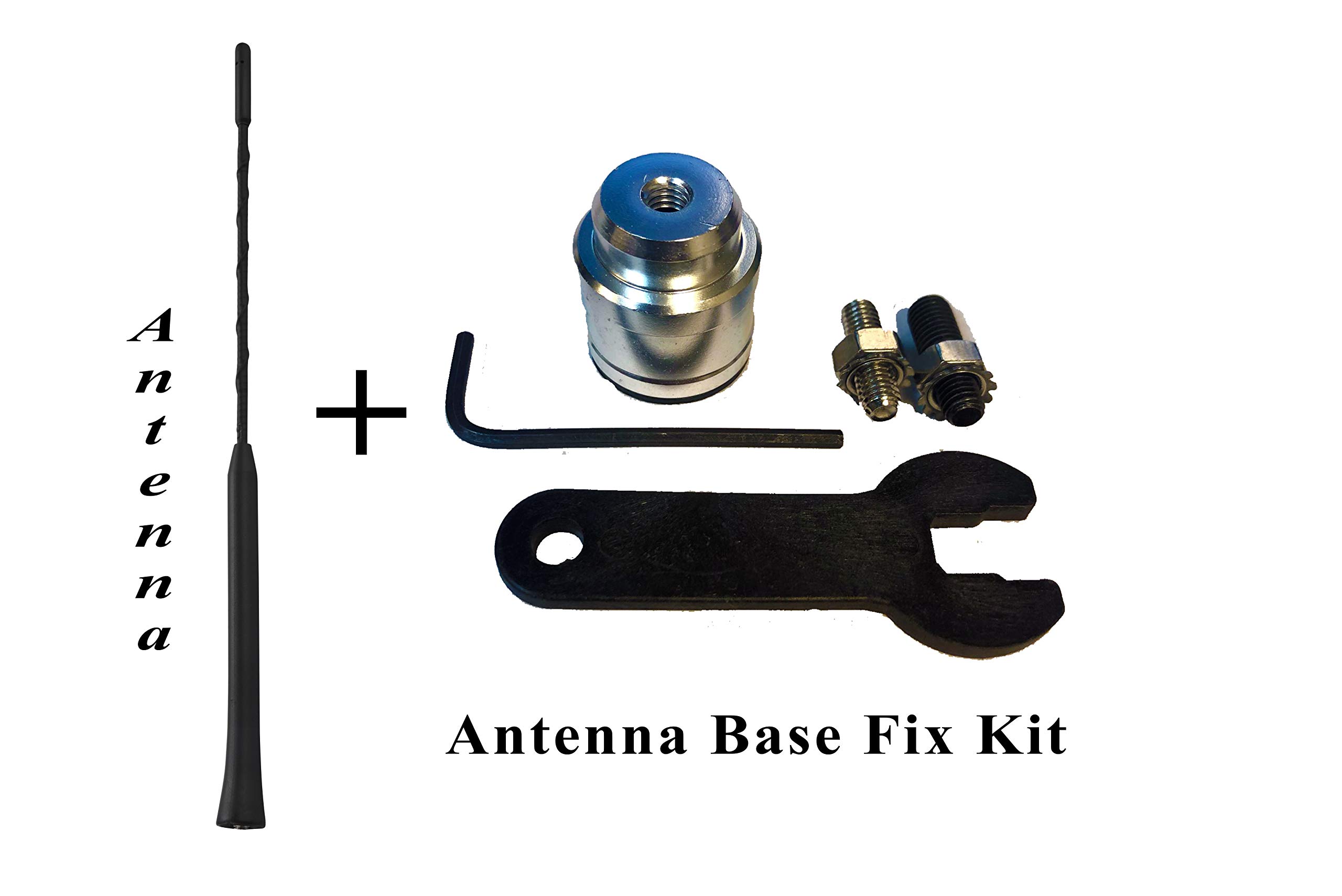Kit de réparation d'antenne pour voitures et camions GMC Chevy et Buick Cadillac Noir 27,9 cm