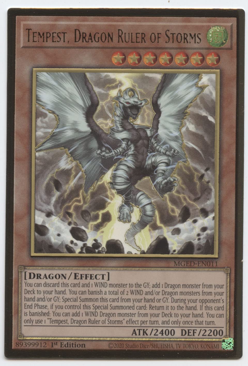 Amazon.com: Tempest, Dragon Ruler of Storms - MGED-EN011 - Premium