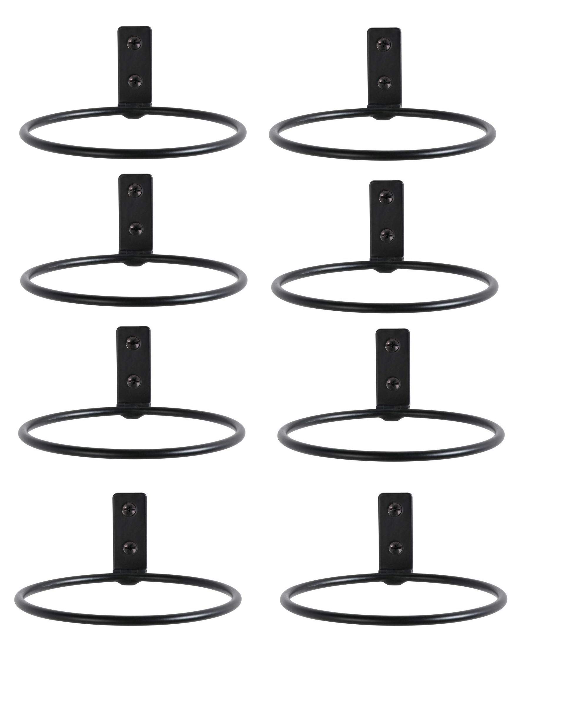 Shiyon Hanging Wall Mounted Plant Stand (Ring Shape - Iron,Black Color)- Set of 8. (B08XNGR38H) Amazon Price History, Amazon Price Tracker
