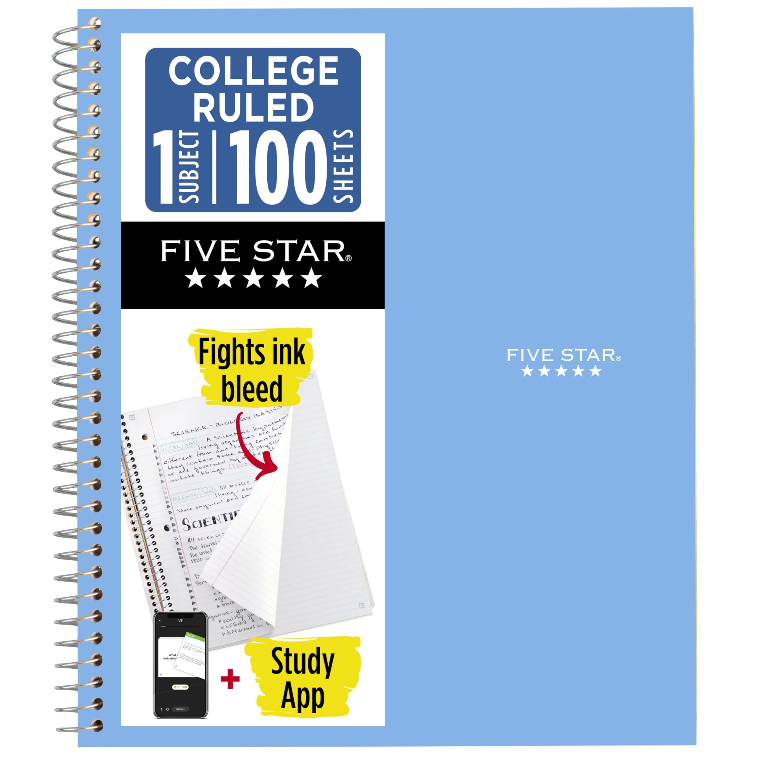 Five Star Spiral Notebook +