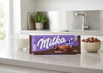 Milka Milk Chocolate Noisette, 90g