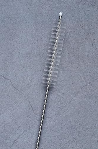 Miniatura 3 de Sowaka 5 cepillos de limpieza para pajitas de 9.8 pulgadas, limpiador de tubos de acero inoxidable de nailon, cepillos flexibles para limpiar tubos,