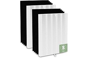 2-Pack Winix C545 Air Purifier Replacement Filter, H13 True HEPA