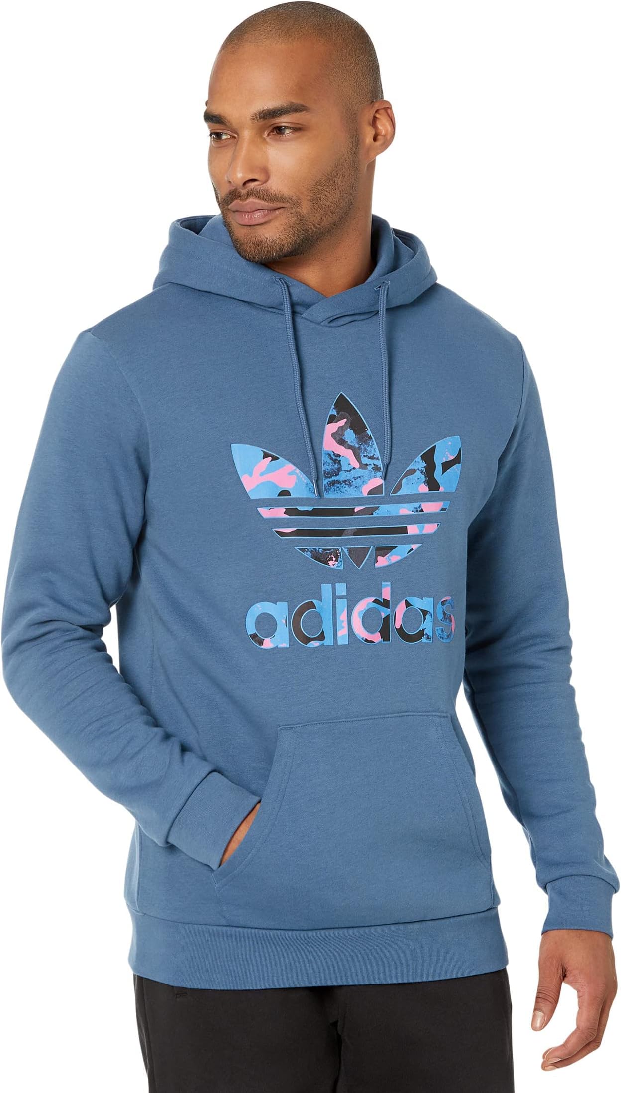 adidas red camo split hoodie