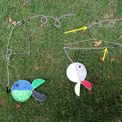 Miniatura 3 de Dispositivo de pesca automático, gancho de velocidad con resorte para personas perezosas, anzuelos de pesca de eyección automática, trampas de cebo