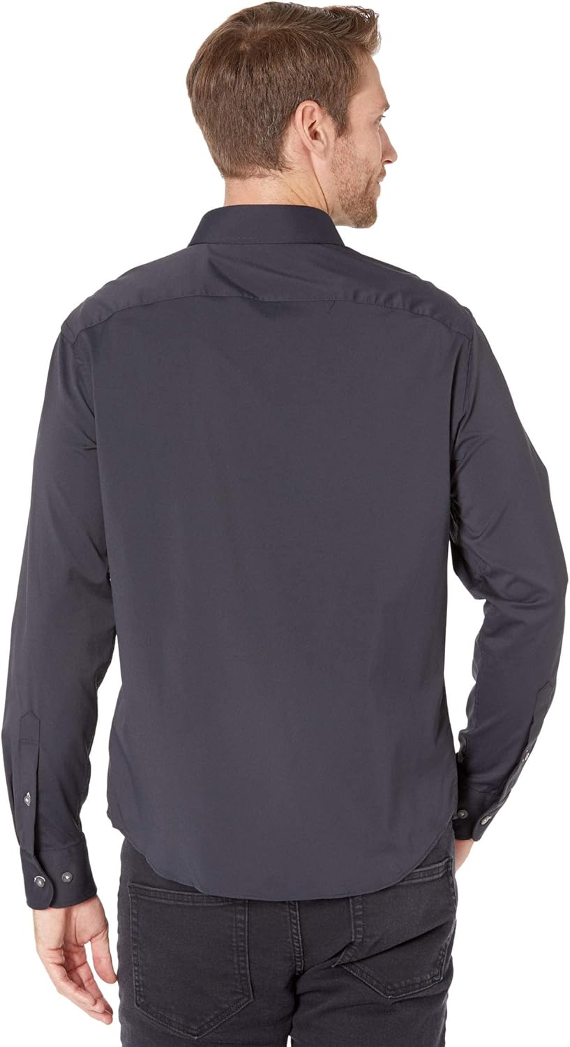 UNTUCKit Long Sleeve Performance Solid Shirt for Men
