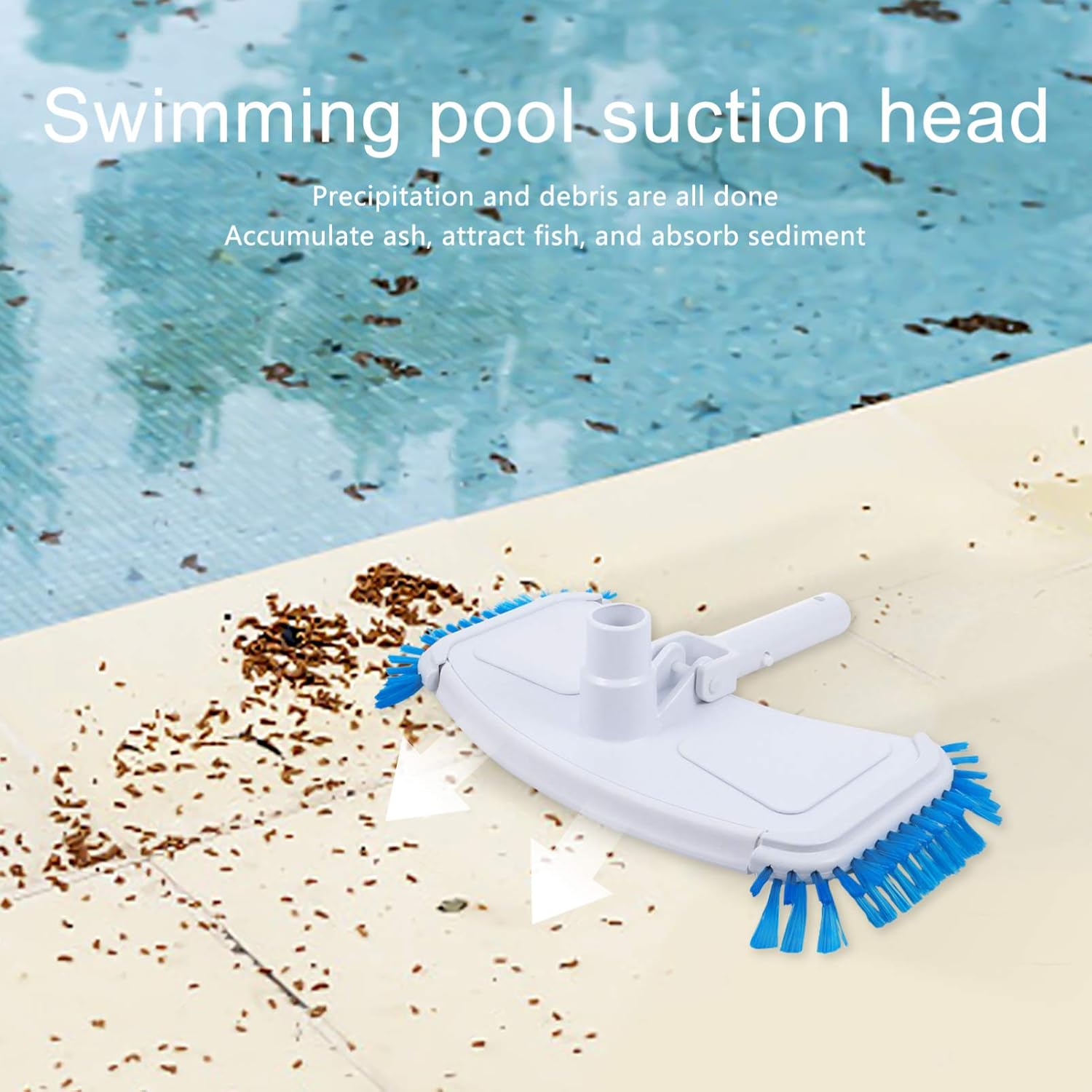 Pool Suction Cleaner 1pc Swimming Pool Sucker Brush Cleaning Suction Head
