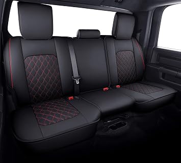 Dodge Ram Rear Seat Covers Custom Fit 2009-2026 1500, 2010-2026 2500/3500