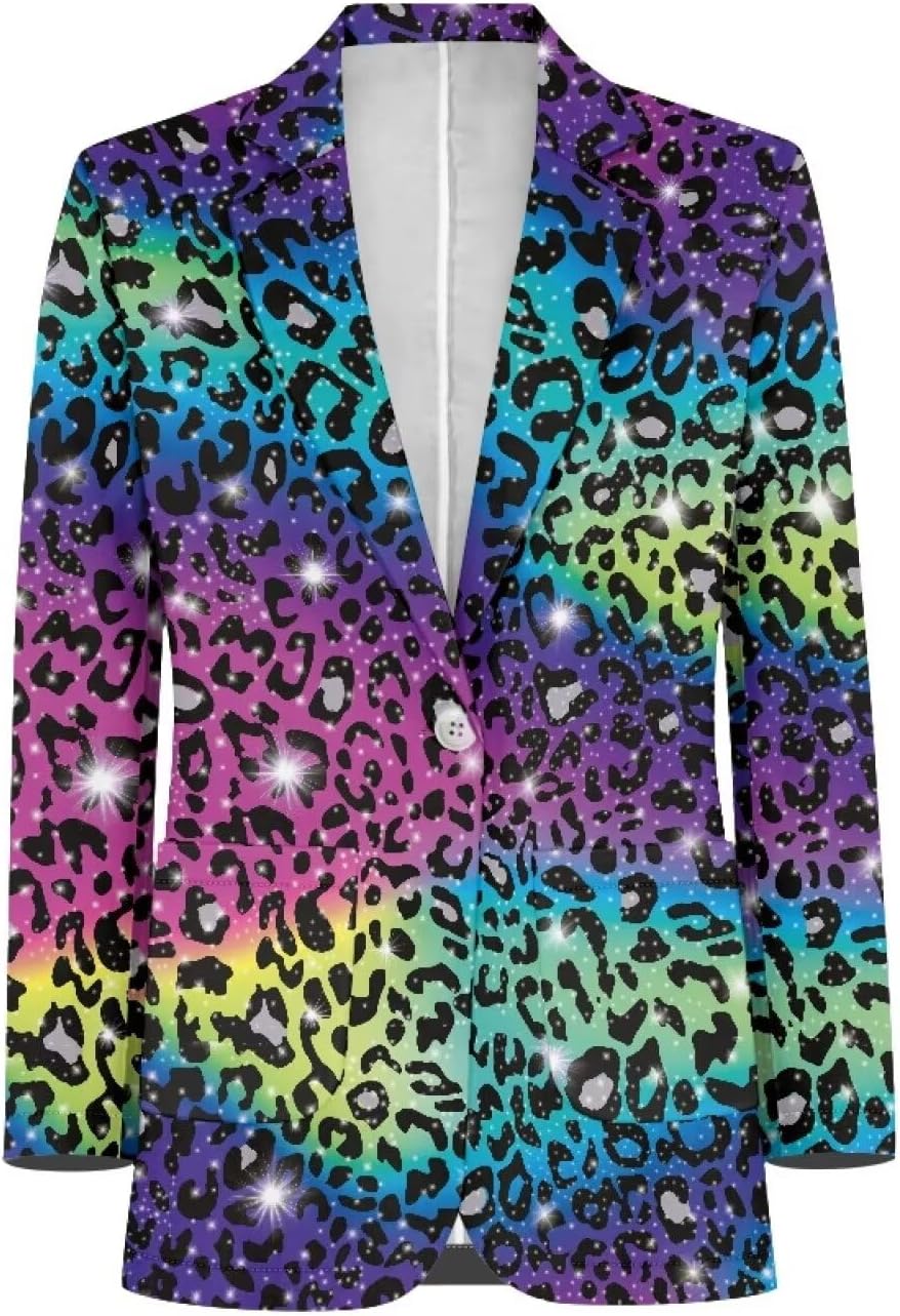 Casual Blazer for Men One Button Notched Lapel Jacket Suit Lightweight Regular Fit Coat Size XS-5XL