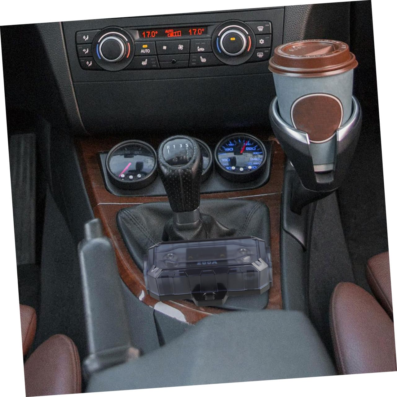 Portafusibile per Impianto Audio Auto 200a 0ga, 2 Pezzi | Lega di Zinco, Argento, Installazione Semplice, Protezione Affidabile, per Vari Modelli