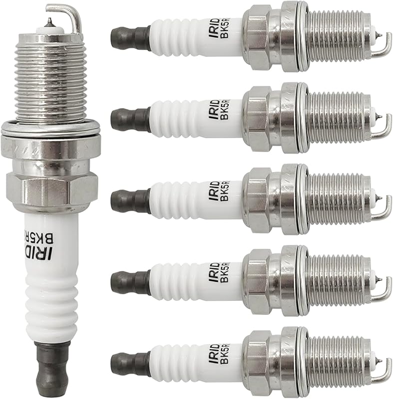 Velas de ignição de irídio BARLIN HALL para motores V6 Audi, Volkswagen, BMW e Jaguar – Conjunto com 6 unidades