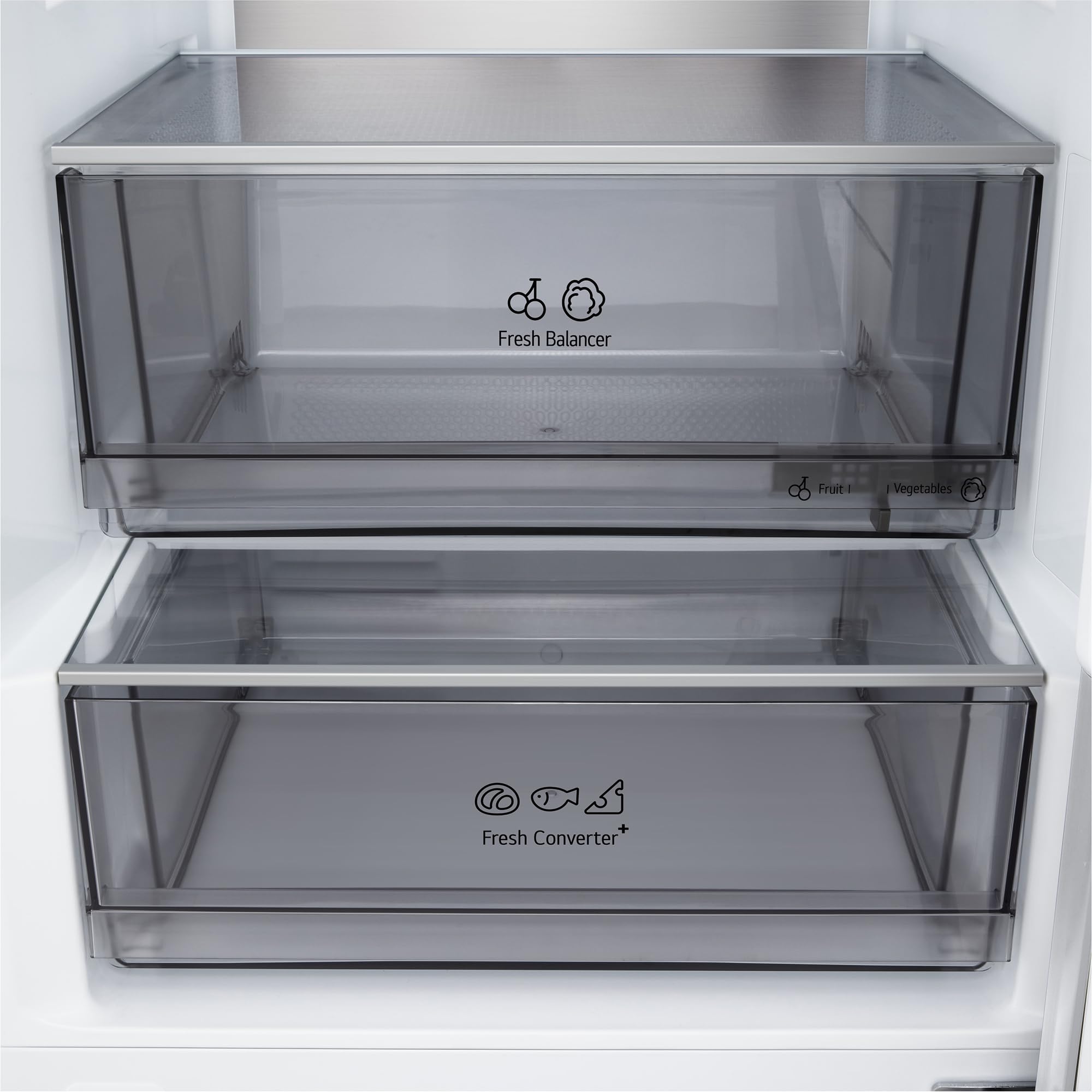 LG GBBS525APY lodówko-zamrażarka do zabudowy (375 l, wysokość 203 cm, szerokość 59,7 cm) z 112 kWh/a i Smart Inverter Compressor®