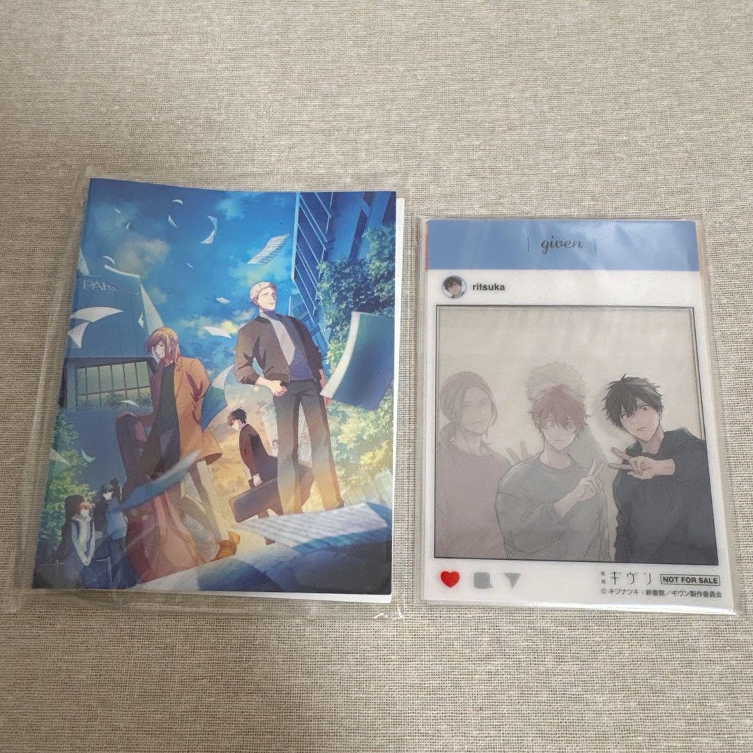 ギヴン 映画 特典 SNS風クリアカード キヅナツキ 『映画 ギヴン