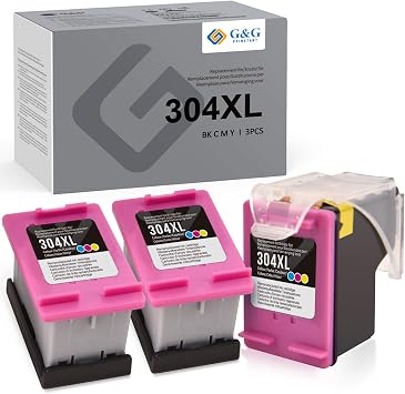 G\u0026G PRINSTANT Cartucho de Tinta Compatible para HP 304 XL 304XL para HP  Deskjet 2630 2620 2622 2632 2633 2634 3720 3730 3733 3735 Envy 5030 5010  5020 5030 5032 3750 3760 3762 (3 Color) : Amazon.es: Informática