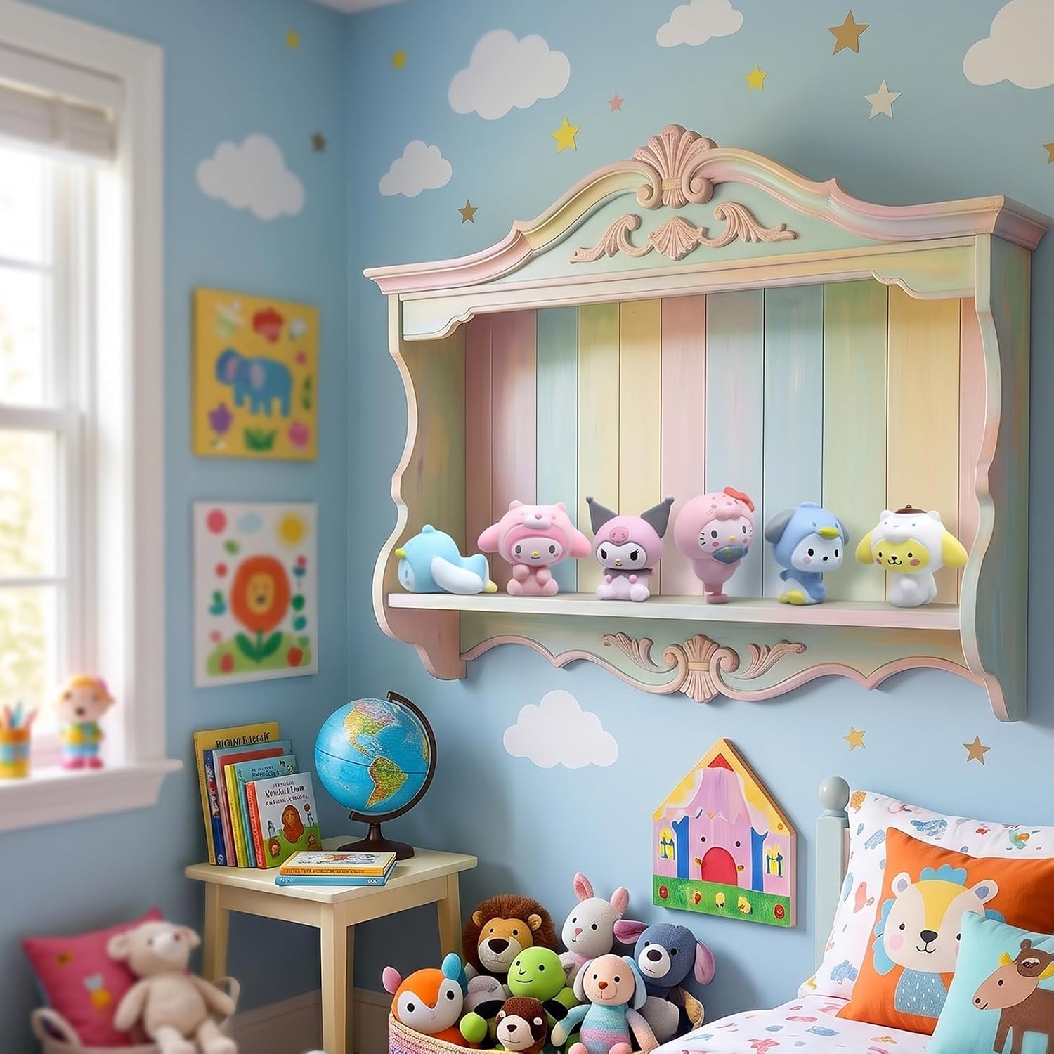 6Pcs Collectible Figures, Exquisite Model Ornaments, Creative Cartoon Peripheral Gifts for Fans(04) image 3