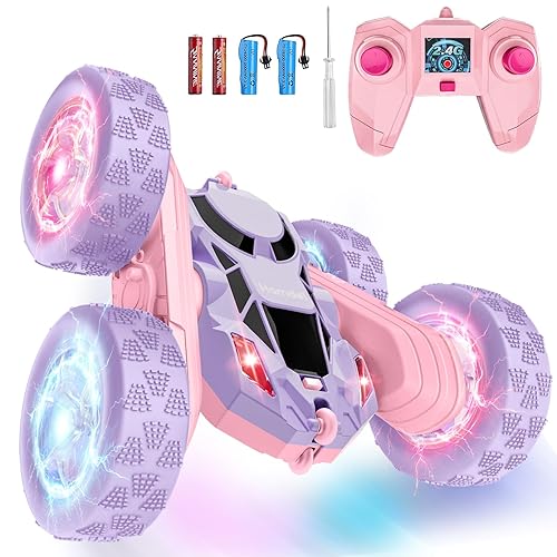 Remote Control Car, Double Sided 360°Rotating 4WD RC Cars, with