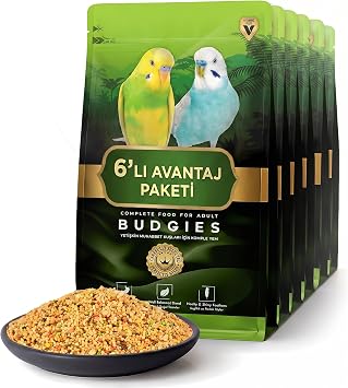 Gold Wings Premium Muhabbet Ku u Yemi 6 l  Set - 6 x 1 kg Toplam 6 kg - Do al Tohum Kar m