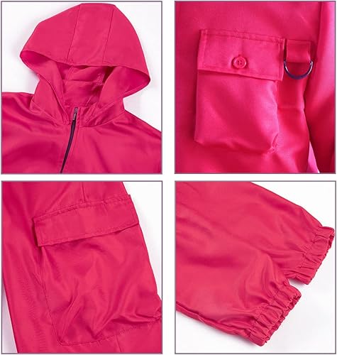 Miniatura 5 de HNZQE Mono unisex con capucha de anime overoles overoles traje de vuelo fiesta juego disfraz Halloween Cosplay trajes