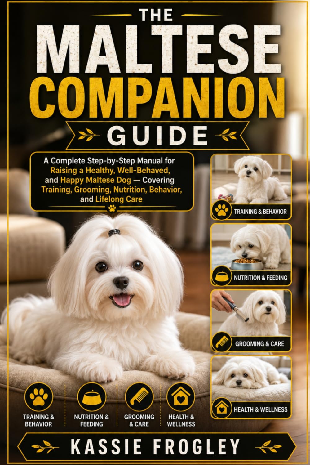 THE MALTESE COMPANION GUIDE: A Complete Step-by-Step Manual for Raising a Healthy, Well-Behaved, and Happy Maltese Dog — Covering Training, Grooming, Nutrition, Behavior, and Lifelong Care