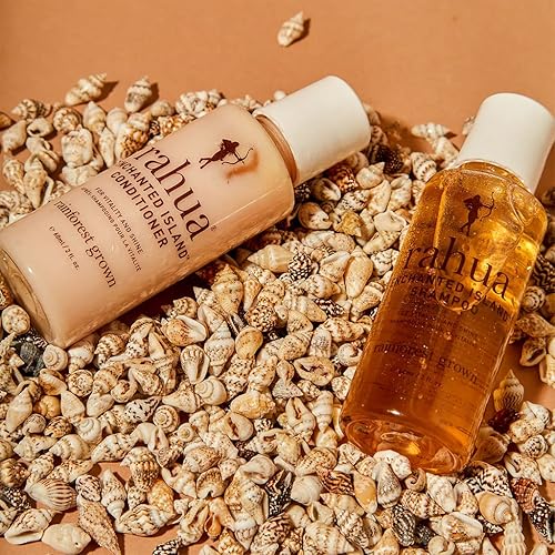 Miniatura 7 de Rahua Enchanted Island Acondicionador, 2 onzas líquidas, promueve la fuerza, el crecimiento del cabello y da brillo a todo tipo de cabello,