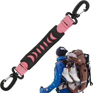 Ski Boot Carrier Straps,Colorful Strap Leashes Carrier for Ski Boot Shoe Lifter - Winter Skiing Accessories, Ice Skates Carrying Straps with Shopping Bag