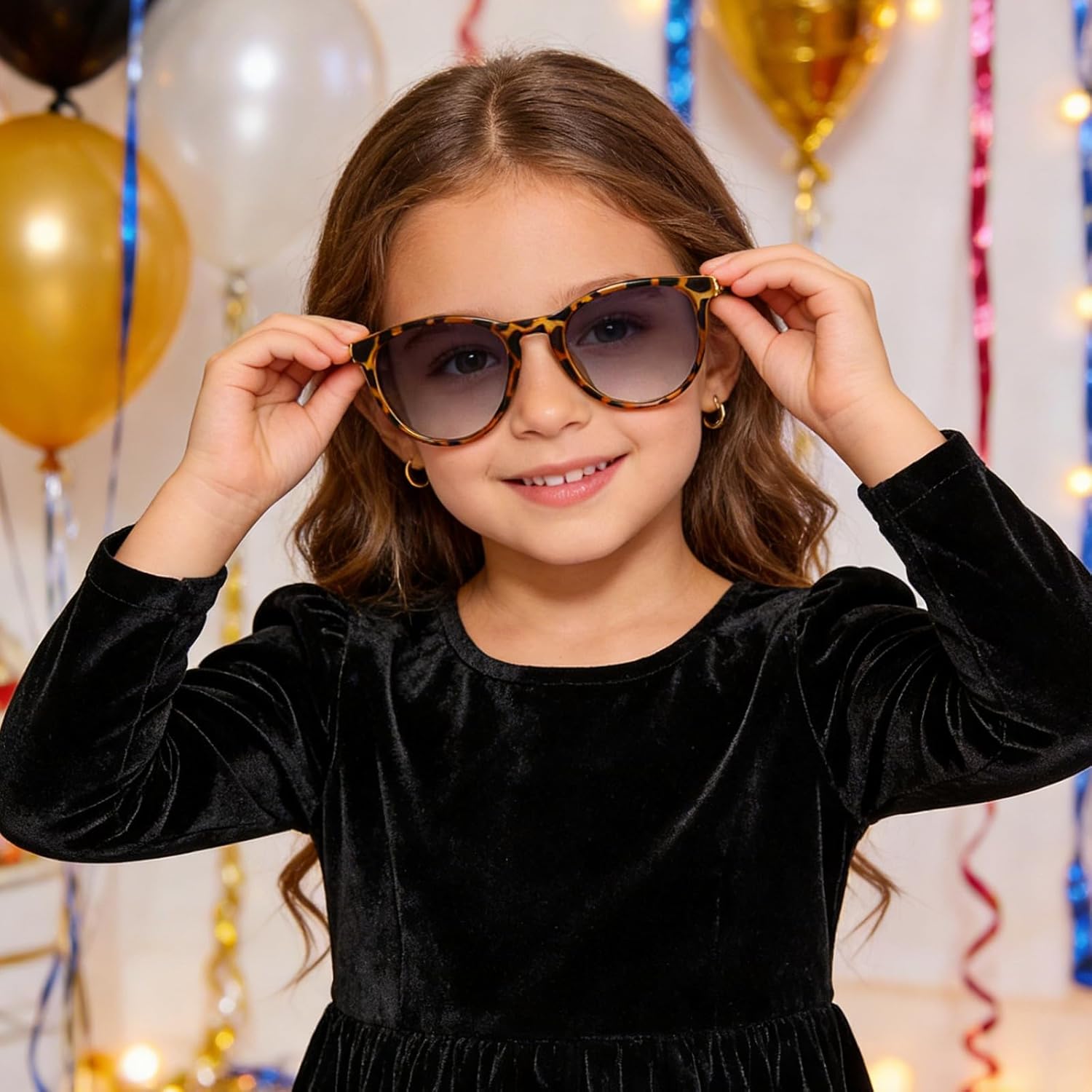 PORADAY Polarized Kids Sunglasses for Little Girls Boys 100% UV-400 Protection - Image 2