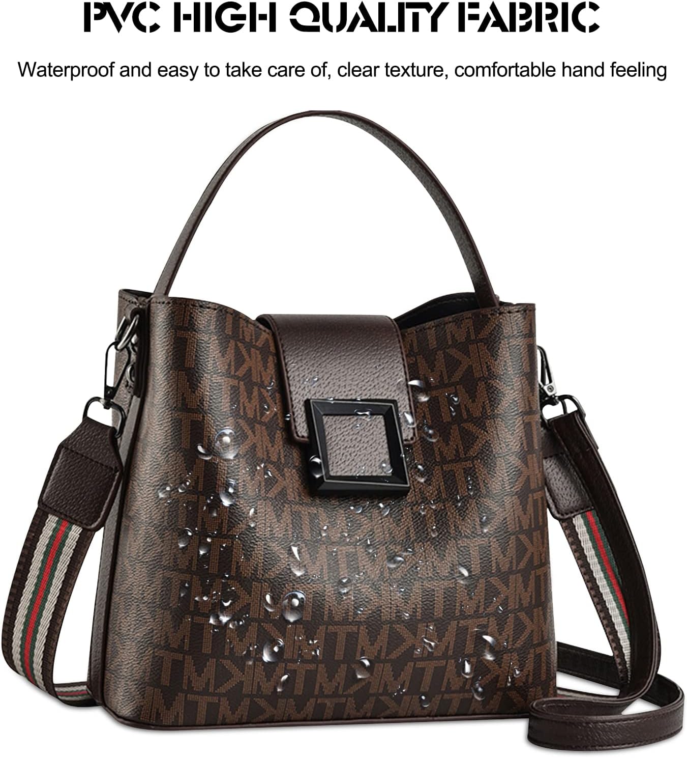 Ergocar Tote Bags for Women, Women's Tote Handbags, Fashion PVC, Women's Satchel, Purses Shoulder Bag, Woman Top-Handle Bags - Image 3