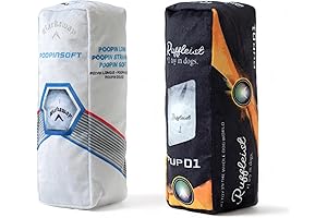 RUFF PUFF Golf Balls Sleeve Parody Dog Toys with Squeaker