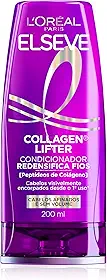 L'Oréal Paris Elseve Collagen Lifter Condicionador Redensificador com Colágeno Vegetal, Aumenta a Densidade e o Volume dos Fios Finos, Hidratação Profunda 200ml