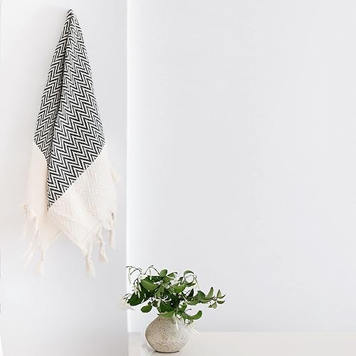 Miniatura 2 de sea me at home Juego de 2 toallas de mano y paños de cocina, toallas de mano turcas para baño, juego de regalo de 100% algodón (14 x 30 pulgadas,