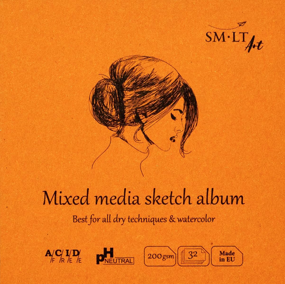 SM-LT Drawing Book, Mixed Media, 14 x 14 cm