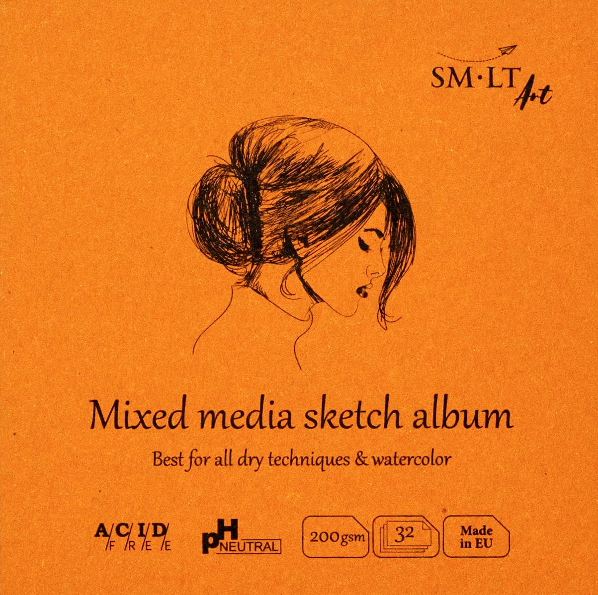 SM-LT Drawing Book, Mixed Media, 14 x 14 cm