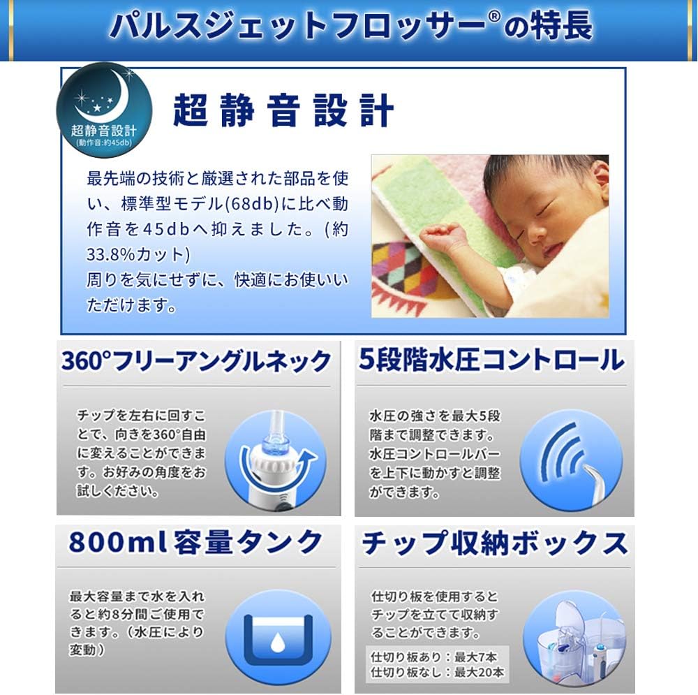 Yoxウォーターフロッサー 小型口腔洗浄機 口腔ケア Ttu プラーク除去 水流 ウォーターフロス 歯石 ジェットウォッシャー