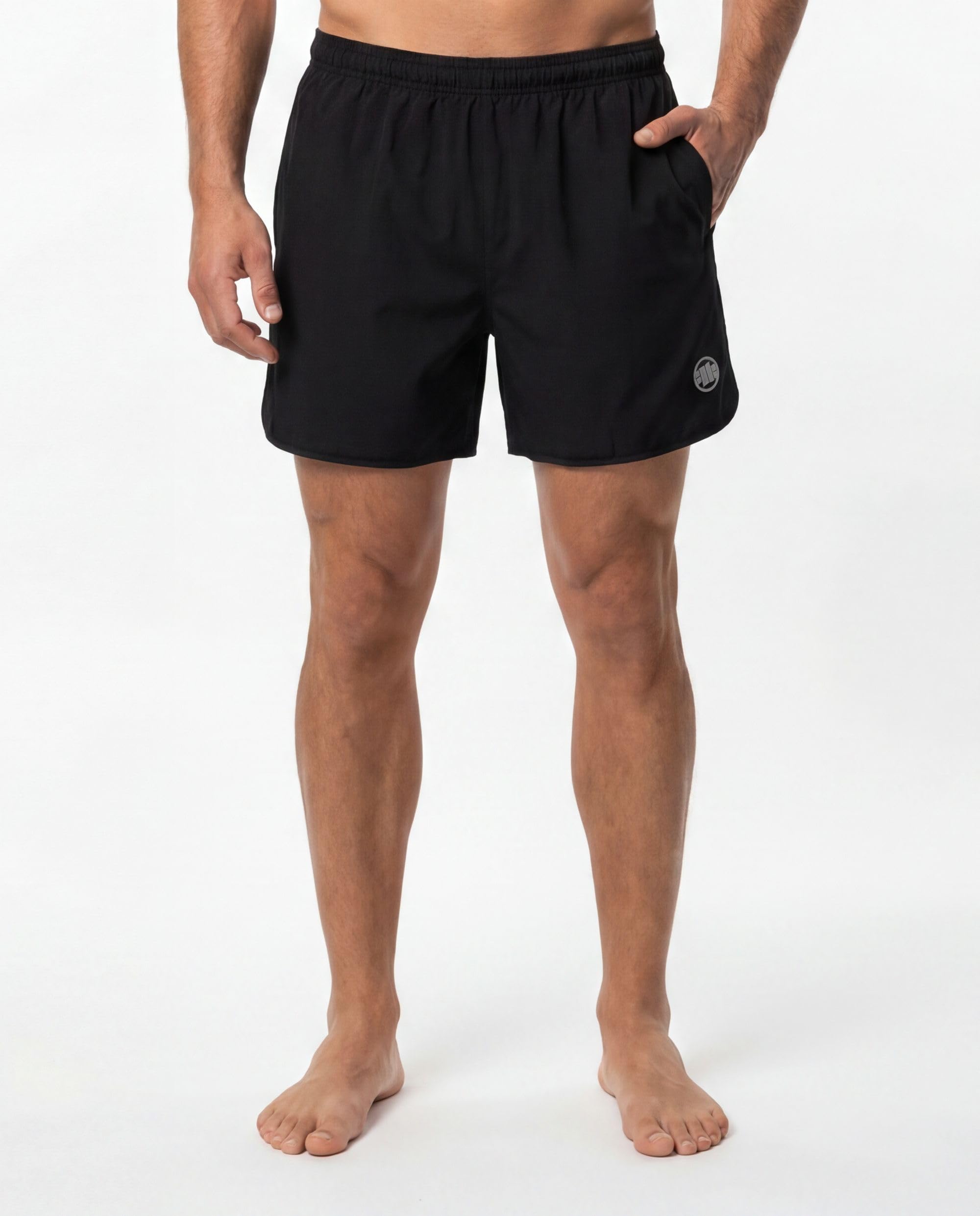 PITBULL - Shorts Herren Performance Pro, Kurze Hosen Herren, Sporthose | Elastischer Bund, Herren-Shorts 4-Way Stretch, Sport Kurz Hose, Trainingshose Fitness Training