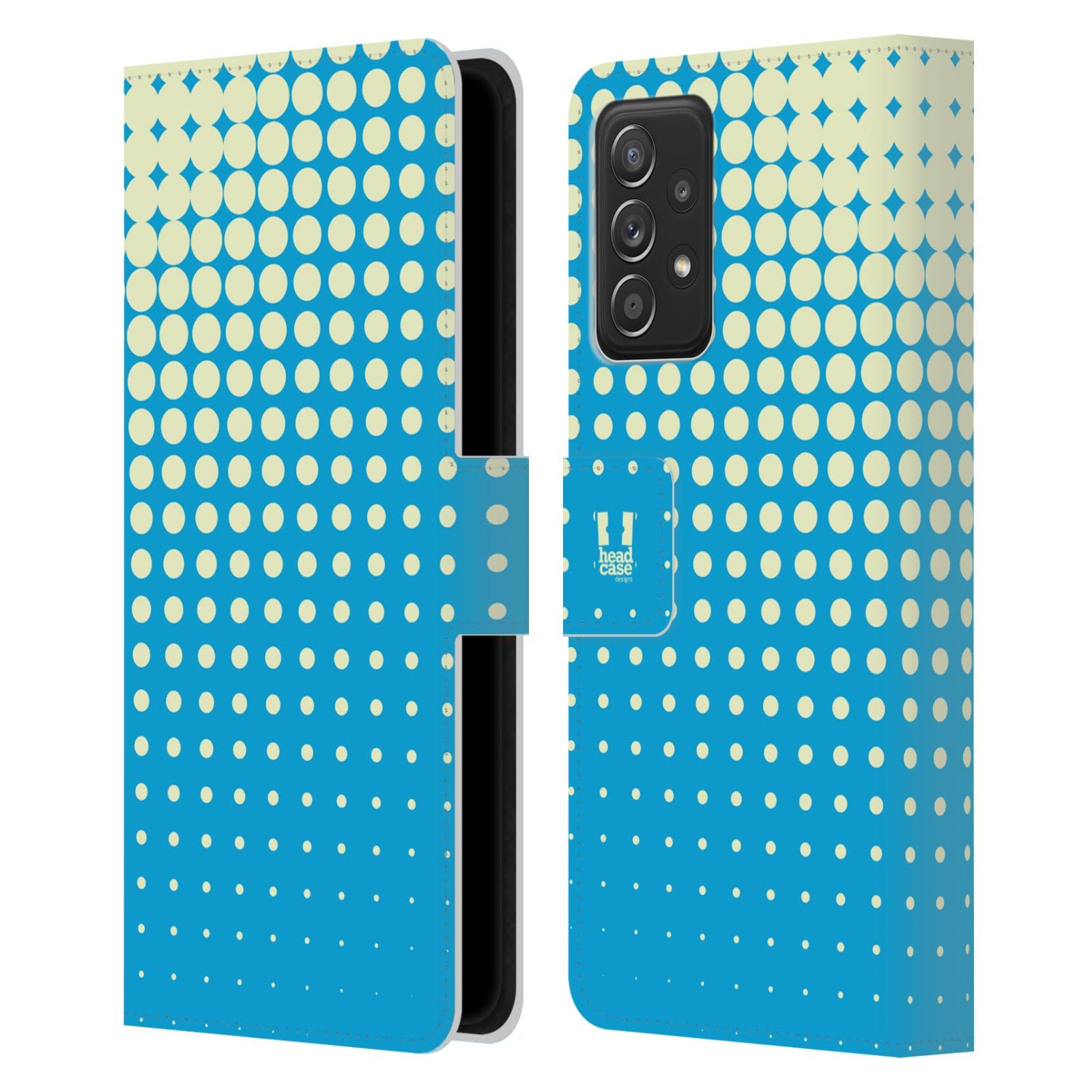Carcasa de cuero Galaxy A52 protección integral tipo libro con tarjetero 7