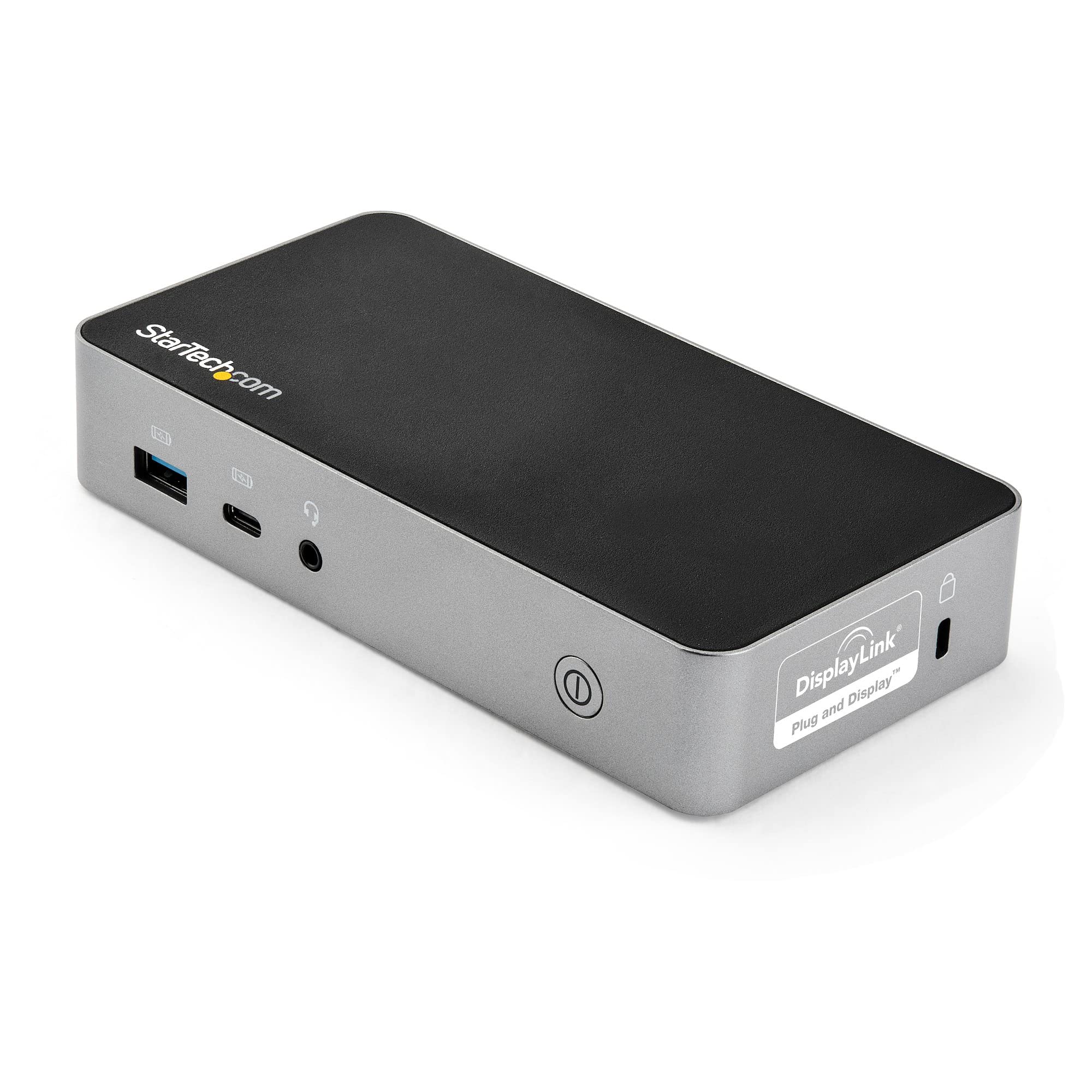 StarTech Docking Station USB-C DisplayLink Doppio HDMI 1080p, 65W PD, GbE | Doppio Monitor 1080p, Spina EU, 1x USB-C e 3x USB-A, Ethernet Gigabit, USB 3.0