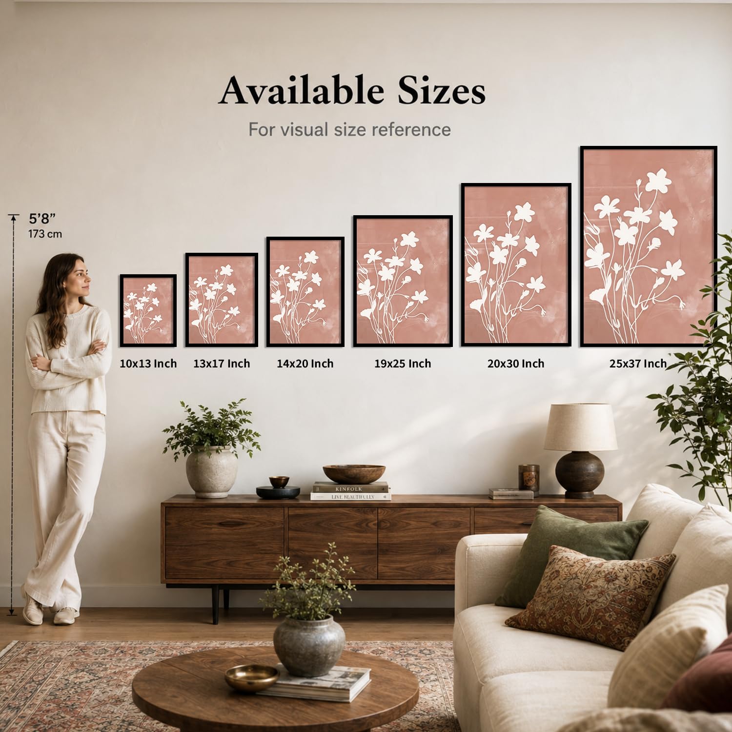 kotart Wood Painting For Wall Decoration - Modern Art Wall Decor Framed Painting For Living Room Bedroom - Framed Wall Posters/Paintings With Frame Set of 3 (Art 4, 10x13 inch) Product Image 3