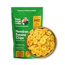 Sweet Karam Coffee Nendran Banana Chips – 200 grams | Made with 100% Coconut Oil | No Preservatives | Kerala Special Crispy, Thin Sliced Yellow Plantain Wafers | Healthy Tea Time Snack gallery image