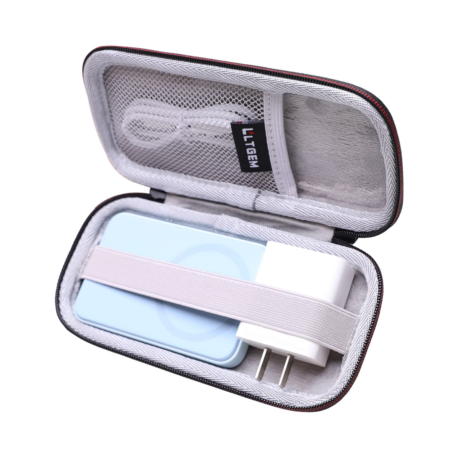 LTGEM EVA Case for Compatible with Anker 622 623Magnetic Battery and Apple MagSafe Battery Pack, Power Bank Storage Holder for Anker and iPhone USB C Charger