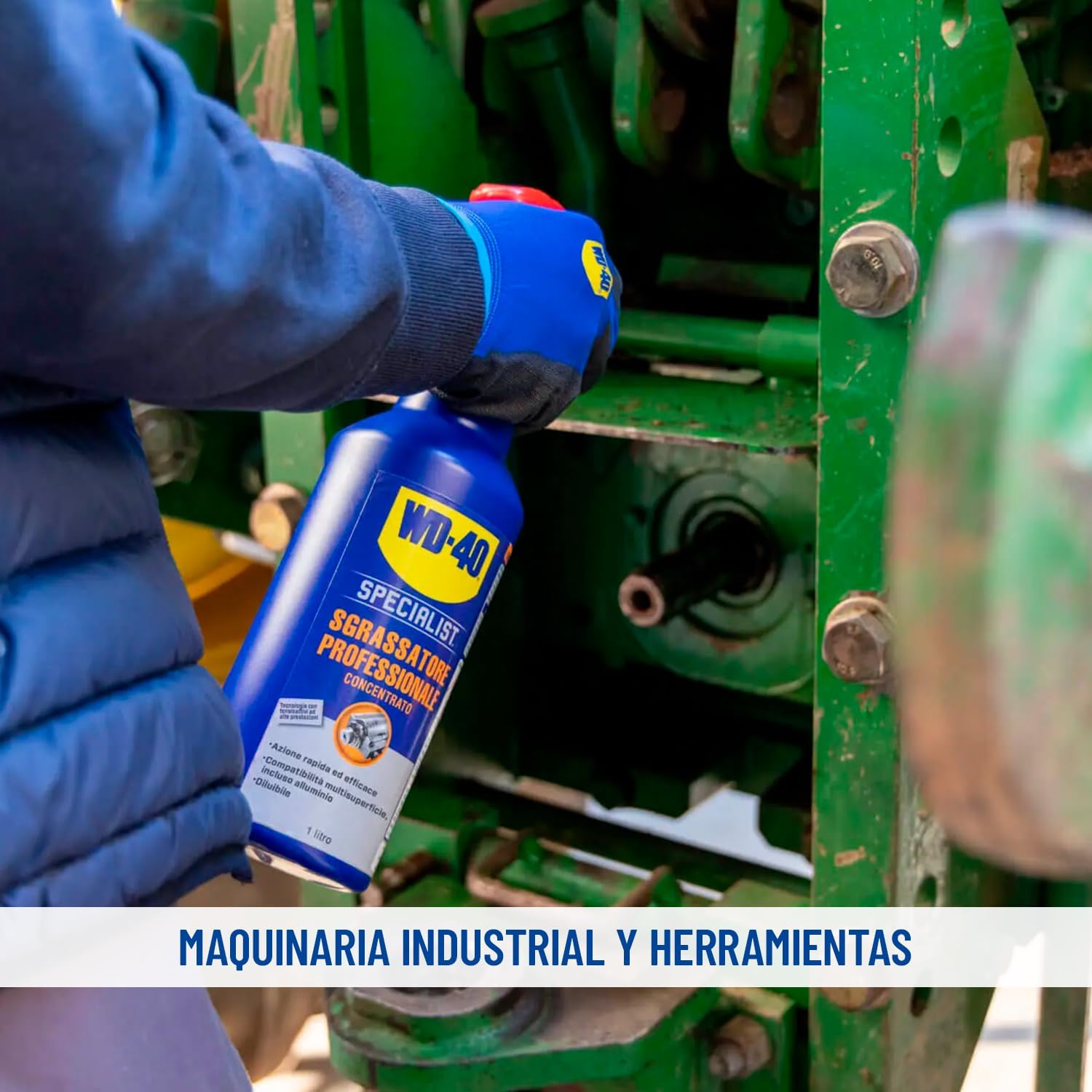 WD-40 Specialist Desengrasante Profesional a Base de Agua – No Inflamable, Acción Rápida, Concentrado y Diluible, Certificación NSF A8 – Bidón 5L para Uso Intensivo e Industrial