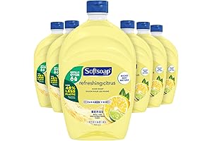 Refreshing Citrus Bulk Liquid Hand Soap (300oz, Pack of 6)