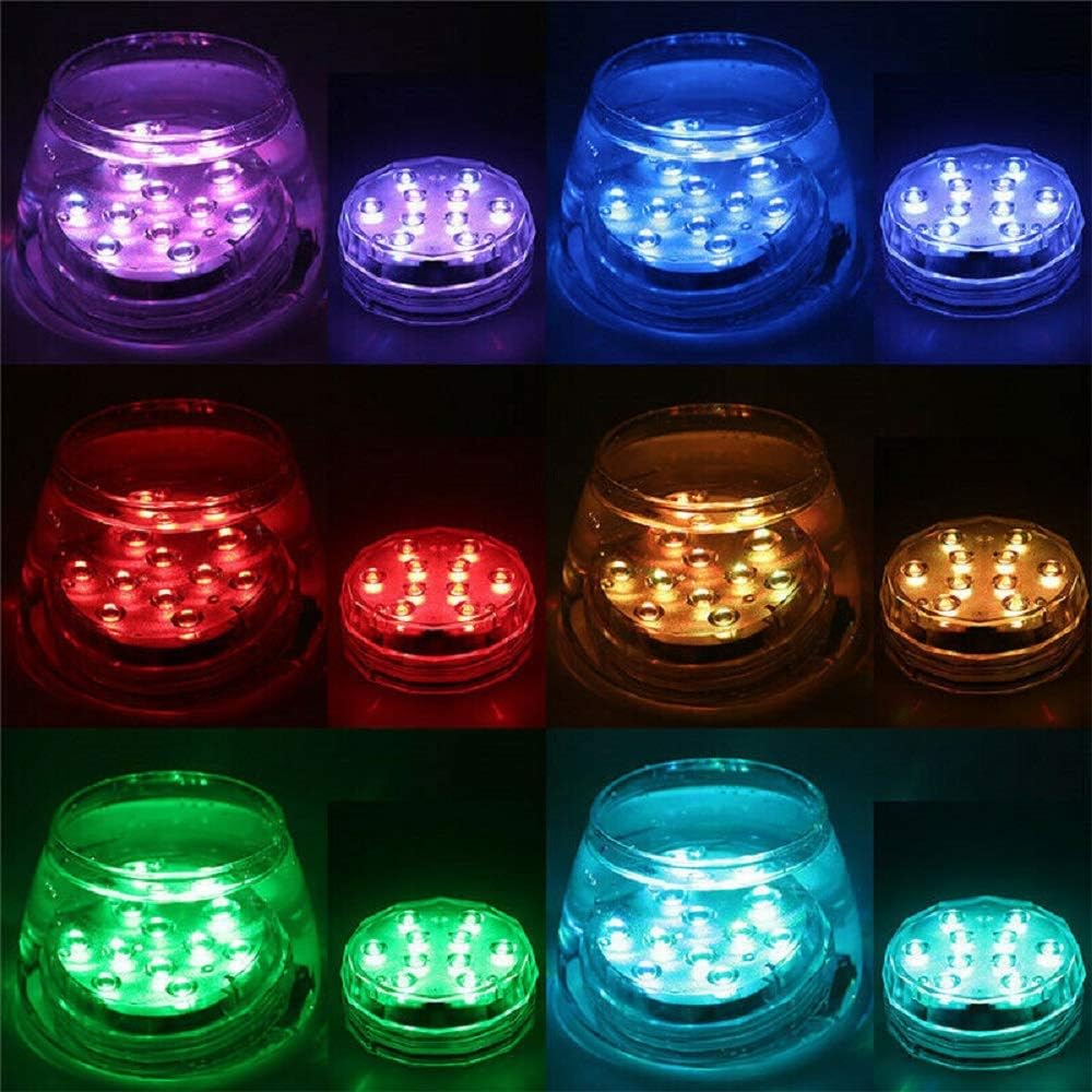 8X Remote Control Color Colored LED Light Boundery Style Waterproof EFX Accent